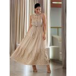 Vestido Cleo Bege