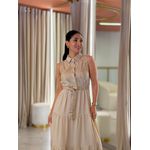 Vestido Cleo Bege