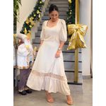 Vestido Betina Creme