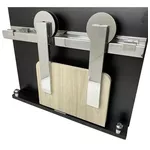 Kit Porta Primer Branca de Correr Lisa com Trilho Aparente Mapaf