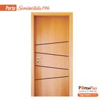 FOLHA DE PORTA FRISADA P/VERNIZ HDF MAPAF (MODELO 196)