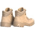 Bota Masculina Cano Curto Baixo Tática Couro Legítimo Force.