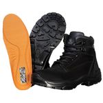 Bota Cano Curto Adventure Preto Force Militar.