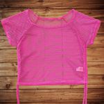 Cropped Tela Rosa