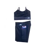 Conjunto Basic Preto Bolsos Laterais