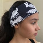 faixa para cabelo caveira folhas
