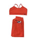 Conjunto bolso lateral laranja