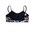 Conjunto short preto top onça 