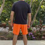 Bermuda Basic Laranja Neon 