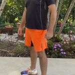 Bermuda Basic Laranja Neon 