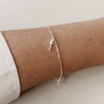 Pulseira De Prata Elo Cartier Bebida Taças