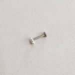 Piercing De Prata Tragus Flor Lisa