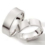 Par De Aliança Prata 925 Sonhos 6mm