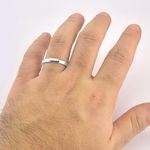 Par De Aliança Prata 925 Briza 3mm