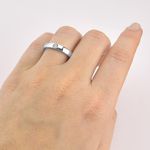 Par De Aliança Prata 925 Briza 3mm