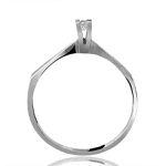Anel De Prata 925 Solitário Lady Com Zircônia
