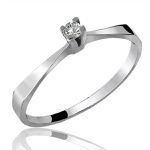 Anel De Prata 925 Solitário Lady Com Zircônia