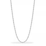 Corrente De Prata 925 Singapura Com 40cm