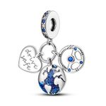 Berloque Prata 925 Viagens