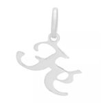 Pingente De Prata 925 Fé Com 11mm
