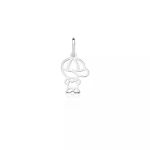 Pingente De Prata 925 Menino Com Boné De 12mm