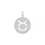 Pingente De Prata 925 Signo Touro
