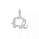 Pingente De Prata 925 Elefante Vazado