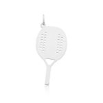 Pingente De Prata 925 Raquete Beach Tennis