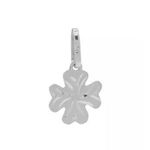 Pingente De Prata 925 Trevo De 13mm