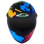 CAPACETE LS2 FF358 CLASSIC MASTERPIECE AMARELO/VERMELHO/VERDE/AZUL