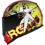 CAPACETE LS2 FF358 CLASSIC RENATO GARCIA AMARELO/VERMELHO/PRATA