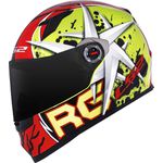 CAPACETE LS2 FF358 CLASSIC RENATO GARCIA AMARELO/VERMELHO/PRATA