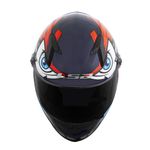 CAPACETE LS2 FF358 CLASSIC TRIBAL LARANJA/AZUL