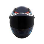 CAPACETE LS2 FF358 CLASSIC TRIBAL LARANJA/AZUL