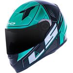CAPACETE LS2 FF358 CLASSIC ULTRA VERDE/PRETO