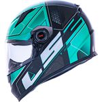 CAPACETE LS2 FF358 CLASSIC ULTRA VERDE/PRETO
