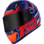 CAPACETE LS2 FF358 CLASSIC VELOXER LARANJA