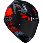CAPACETE LS2 FF353 RAPID TAGLINE PRETO/LARANJA
