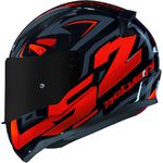 CAPACETE LS2 FF353 RAPID TAGLINE PRETO/LARANJA