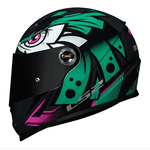 CAPACETE LS2 FF358 CLASSIC TRIBAL VERDE/ROSA/CINZA