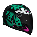 CAPACETE LS2 FF358 CLASSIC TRIBAL VERDE/ROSA/CINZA