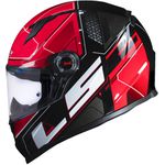 CAPACETE LS2 FF358 CLASSIC ULTRA VERMELHO