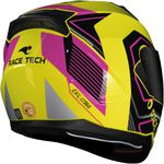CAPACETE RACE TECH SECTOR EXILIO AMARELO/ROSA/PRETA