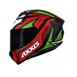 CAPACETE AXXIS DRAKEN TRACER VERM/VERDE FOSCO 
