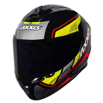 CAPACETE AXXIS DRAKEN WIND PRETO/AMARELO