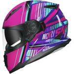 CAPACETE NORISK FF302 ADVANCE ROSA