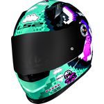 CAPACETE LS2 FF358 CLASSIC BULLET PRETO/AZUL/ROSA