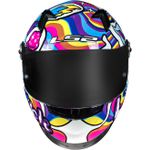 CAPACETE LS2 FF358 CLASSIC BUBBLE COLORIDO 