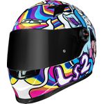 CAPACETE LS2 FF358 CLASSIC BUBBLE COLORIDO 