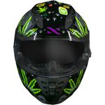 CAPACETE NORISK FF302 MAGIC SEEDS VERDE